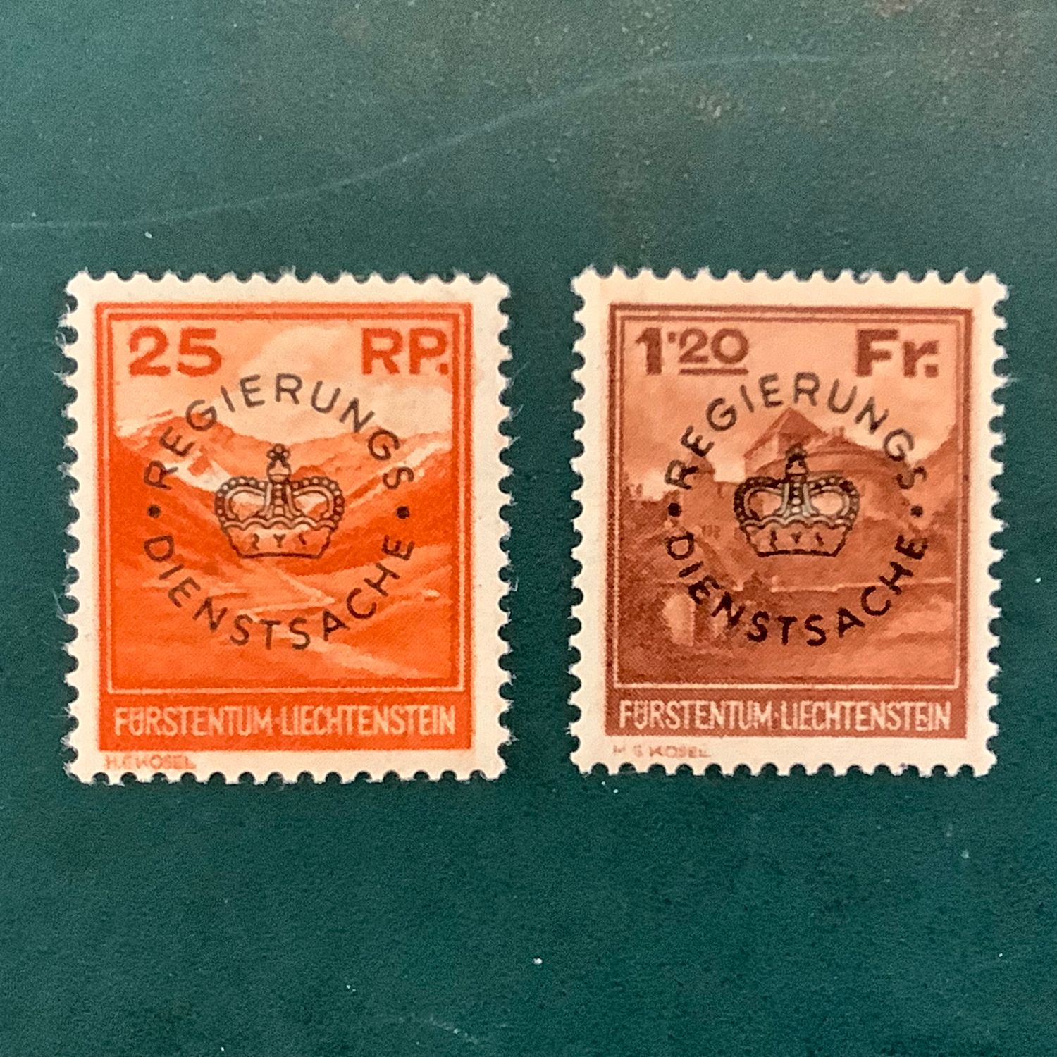1933 : Second Service emission - Michel 9/10 - MNH - Value : 400