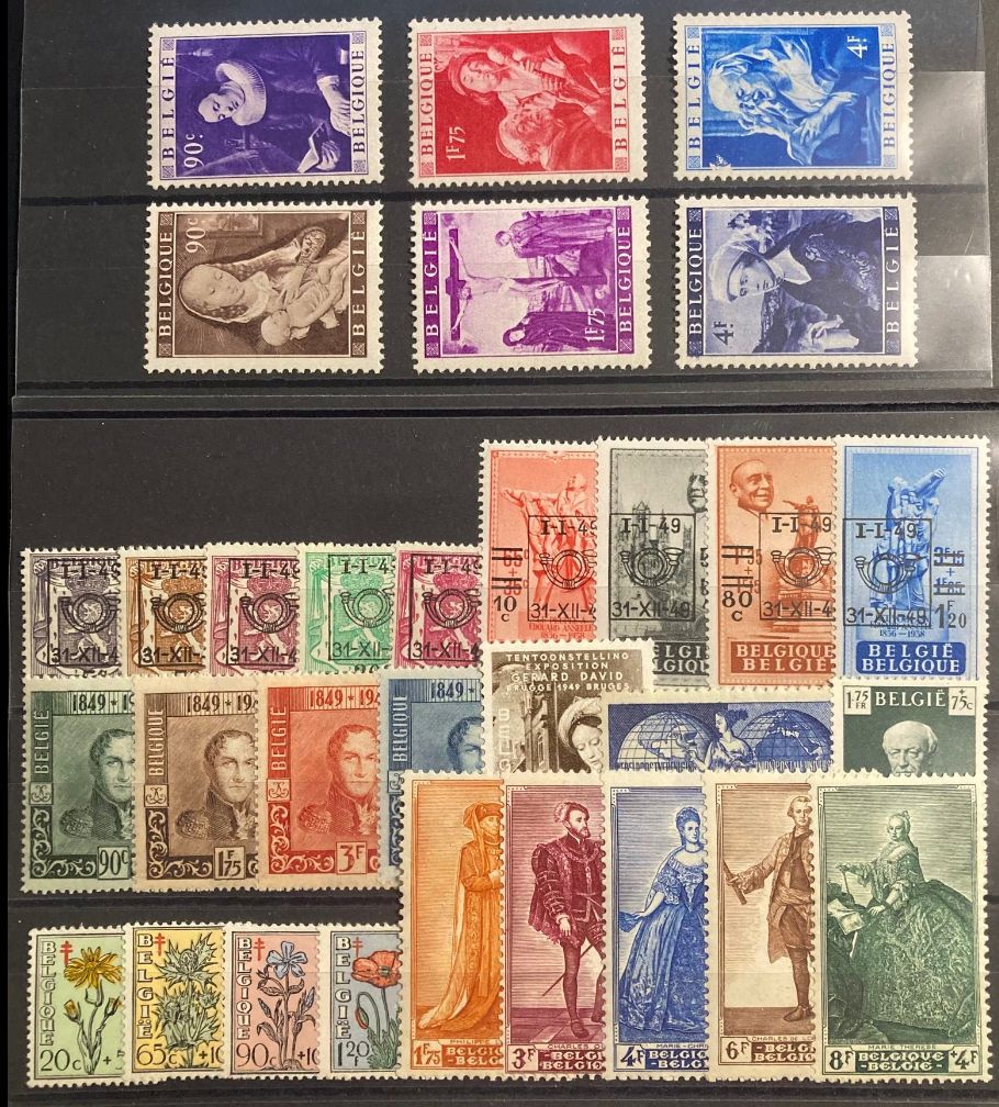 1949 Complete year without blocks - MNH - OBP/COB 792/822