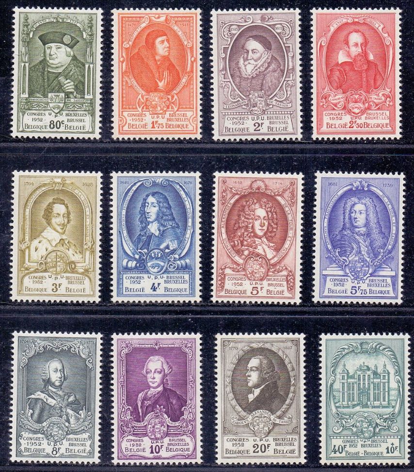 1952 Set "UPU - Universal Postal Union" - MNH - OBP 880/891