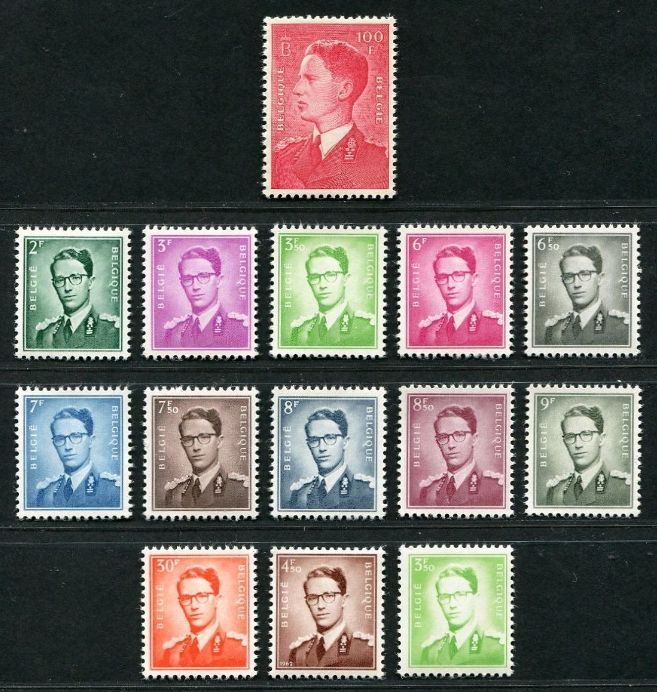 1958 Complete year - MNH - OBP/COB 1046/1089
