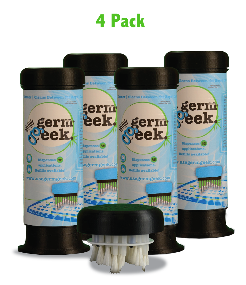 Bundle: 4 Germ Geeks and 4 Refills