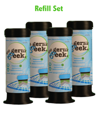 Germ Geek 4 Pack Refills