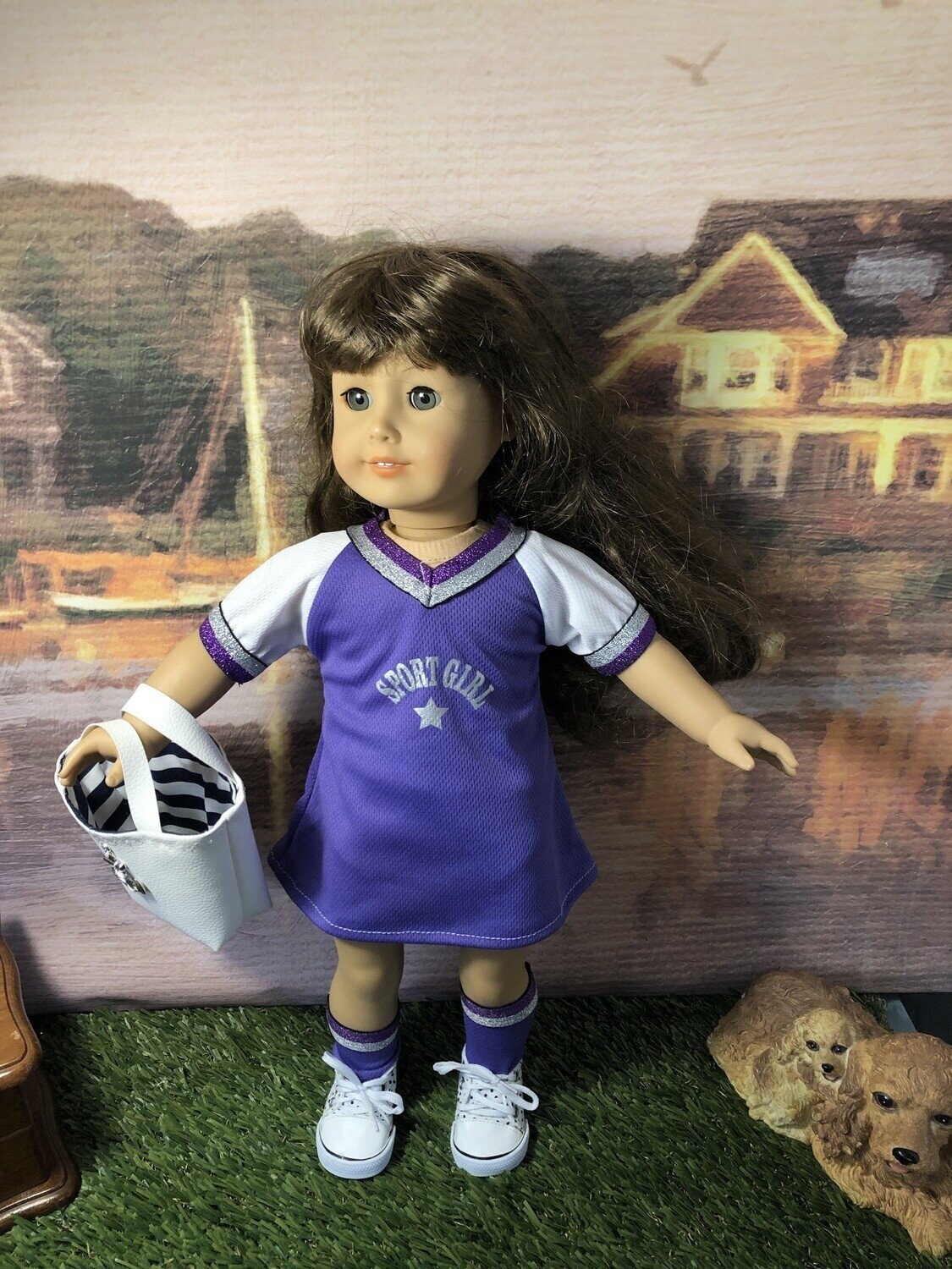 Tennis outfit for 18" doll