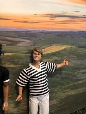 Ken doll with nautical outfit


