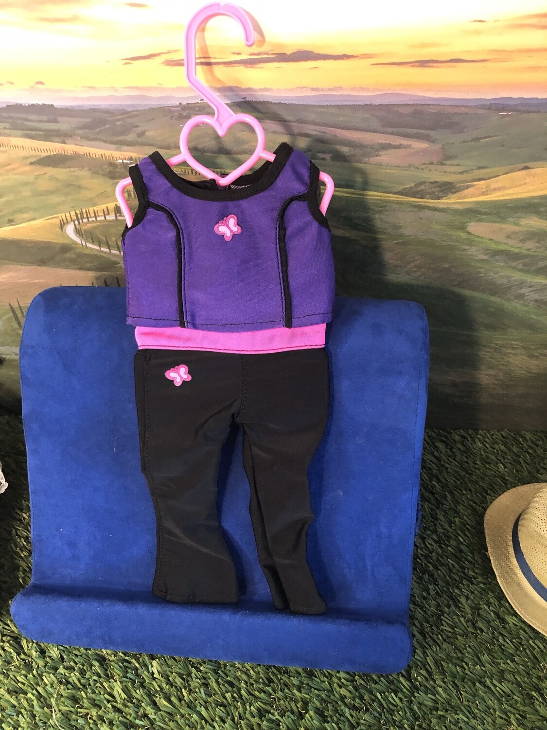 Stretch sports outfit for 18" doll