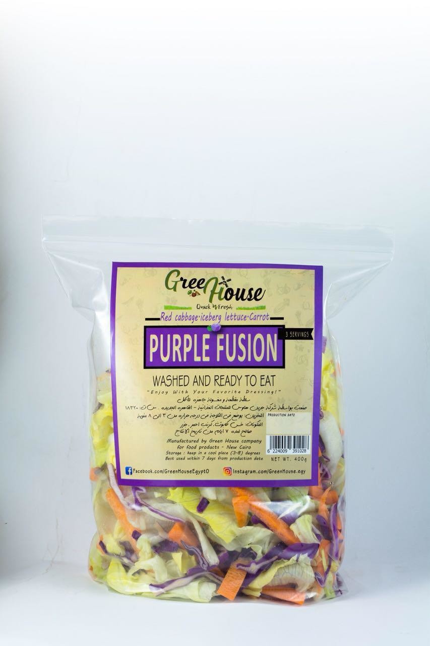 Purple Fusion Salad Mix خلطة سلطة الكرنب الأحمر Purple Fusion Salad Mix خلطة سلطة الكرنب الأحمر