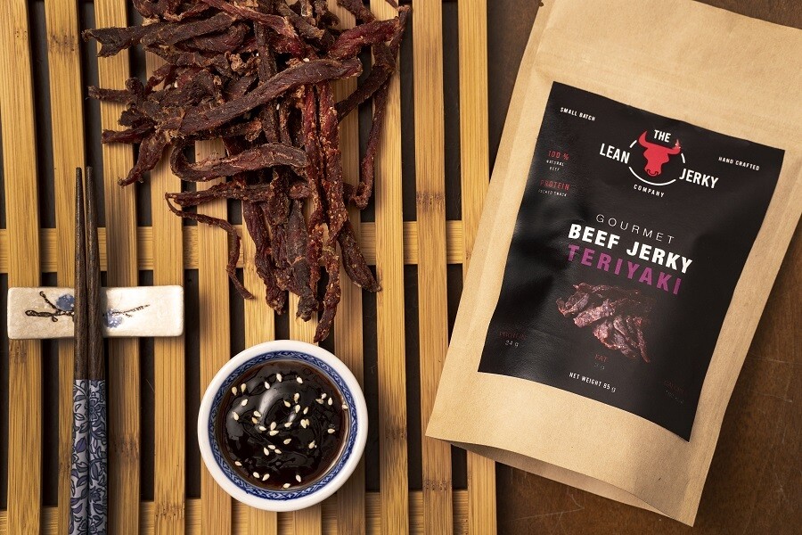 Teriyaki beef jerky لحم مجفف بالترياكي Teriyaki beef jerky لحم مجفف بالترياكي