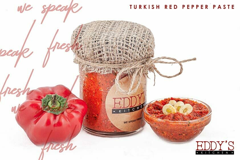 Turkish Roasted Red Pepper Paste (150g) معجون الفلفل الأحمر التركي المحمص Turkish Roasted Red Pepper Paste (150g) معجون الفلفل الأحمر التركي المحمص