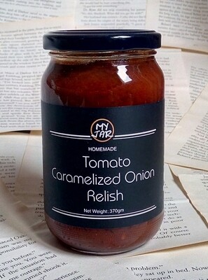 Tomato Caramelized Onion Relish مخلل الطماطم بالبصل المكرمل