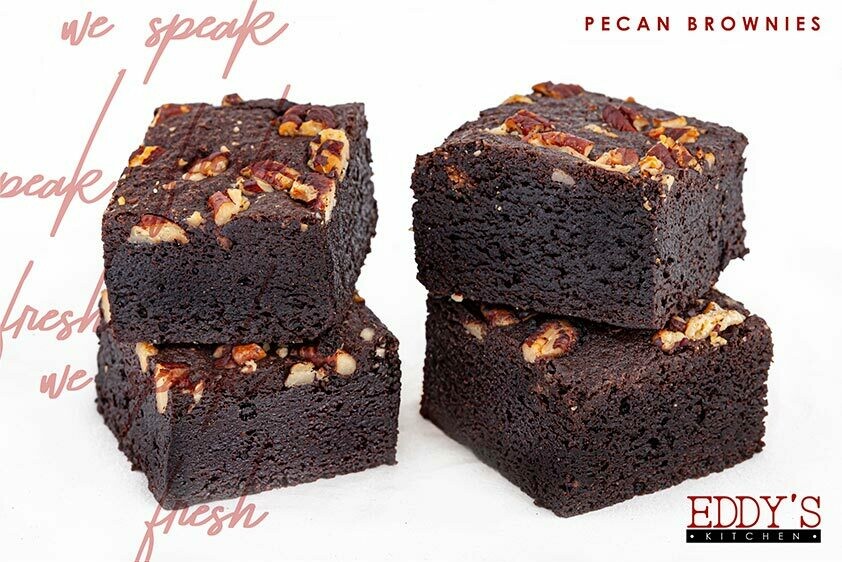 Pecan Brownies (4) براونيز بالبيكان Pecan Brownies (4) براونيز بالبيكان