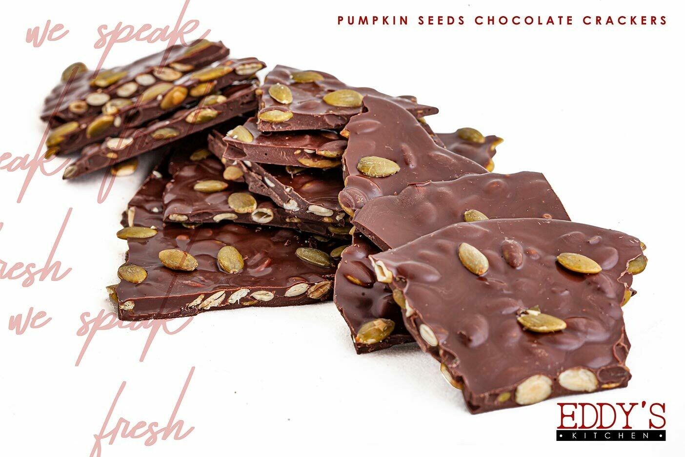 Chocolate Crackers with Pumpkin Seeds (500g) مقرمشات شوكولا باللب Chocolate Crackers with Pumpkin Seeds (500g) مقرمشات شوكولا باللب