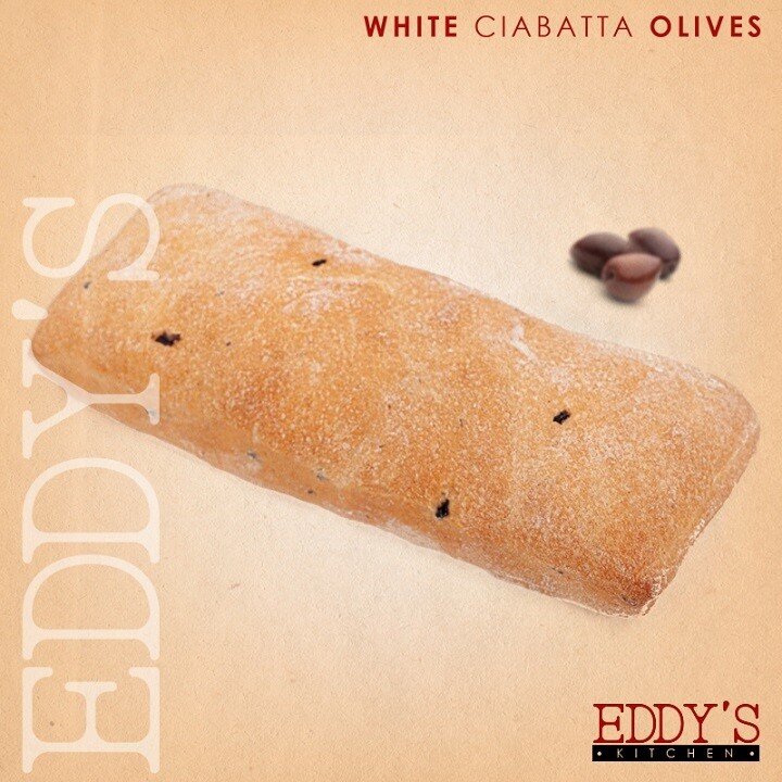 Olive Ciabatta Bread (2) خبز شيباتا بالزيتون Olive Ciabatta Bread (2) خبز شيباتا بالزيتون