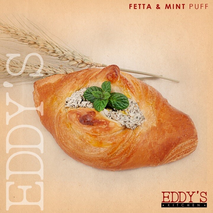 Feta & Mint Puff (2) باف بالجبنة والنعناع Feta & Mint Puff (2) باف بالجبنة والنعناع