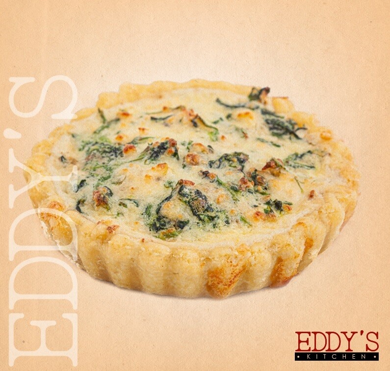 Spinach & Cheese Quiche (140g) كيش بالجبنة والسبانخ Spinach & Cheese Quiche (140g) كيش بالجبنة والسبانخ