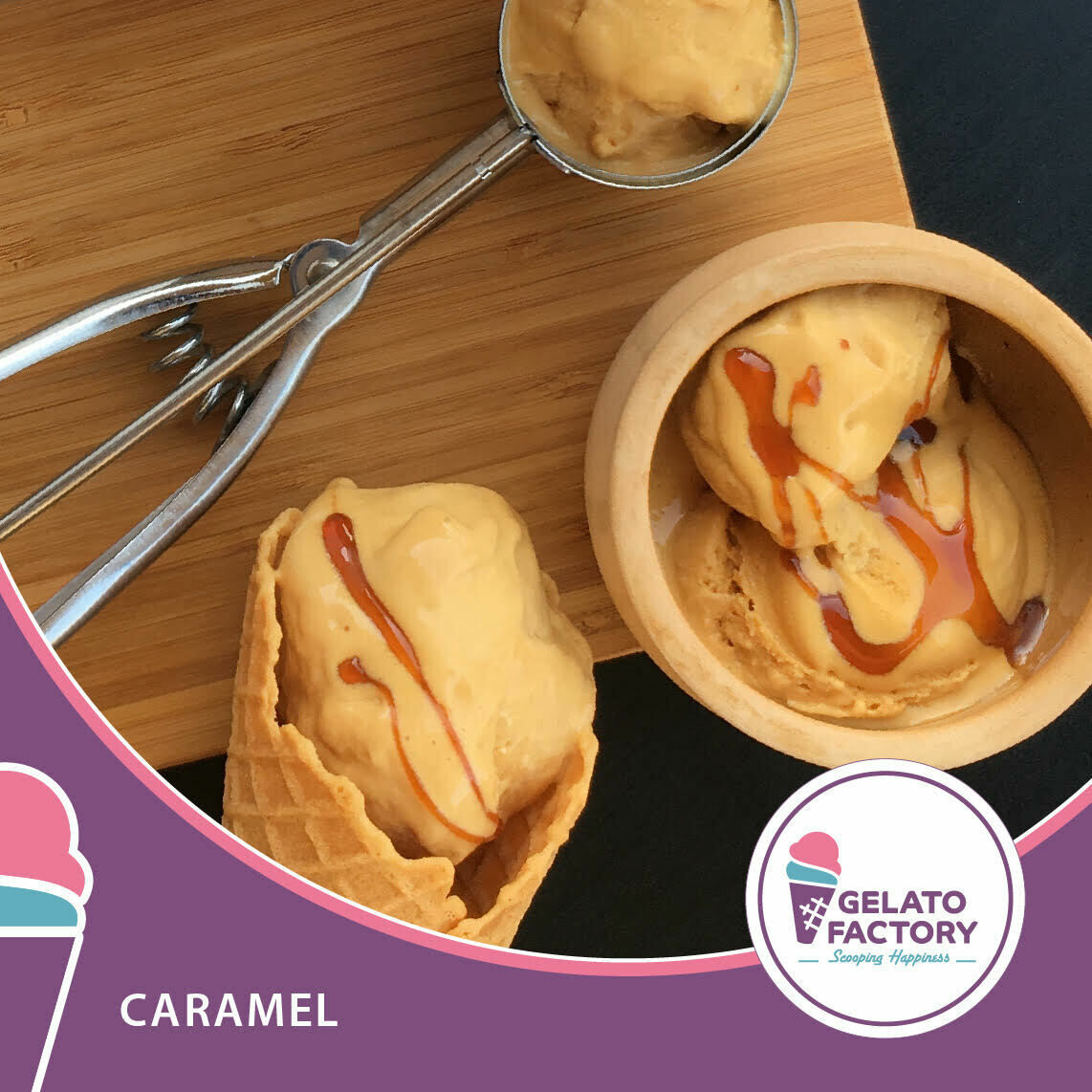 Caramel Gelato (700g) جيلاتو كاراميل Caramel Gelato (700g) جيلاتو كاراميل