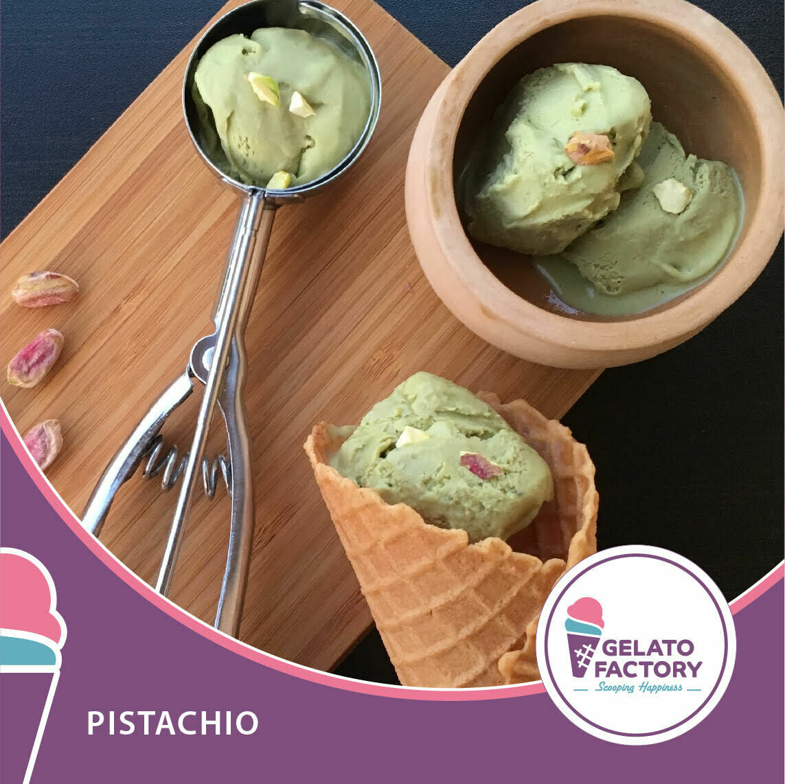 Pistachio Gelato (700g) جيلاتو الفستق Pistachio Gelato (700g) جيلاتو الفستق