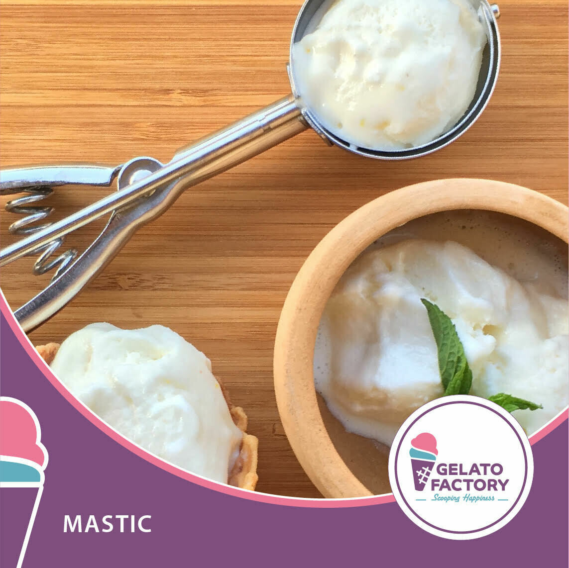 Mastic Gelato (700g) جيلاتو مستكة Mastic Gelato (700g) جيلاتو مستكة