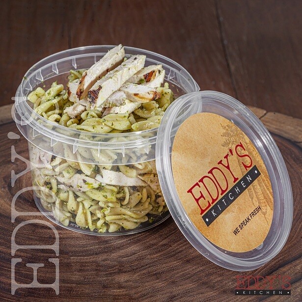 Pesto Pasta with Chicken Salad (500g) سلطة مكرونة بالفراخ والريحان Pesto Pasta with Chicken Salad (500g) سلطة مكرونة بالفراخ والريحان