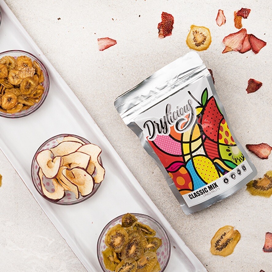Classic Dried Mixed Fruit Crisps ميكس فواكه مجففة Classic Dried Mixed Fruit Crisps ميكس فواكه مجففة