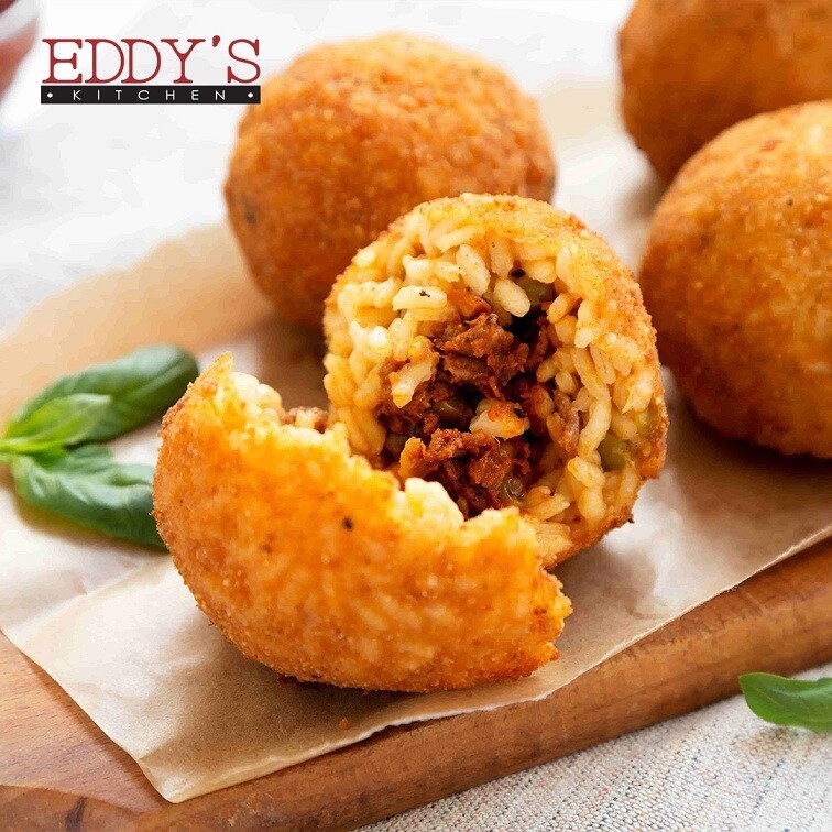 Saffron Bolognese Arancini (12) كرات الأرز بالبولونيز Saffron Bolognese Arancini (12) كرات الأرز بالبولونيز