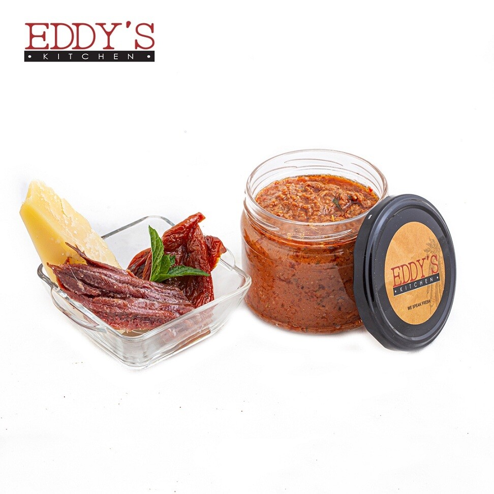 Anchovies & Sun-dried Tomato Dip (150g) انشوجة مع الطماطم المجففة Anchovies & Sun-dried Tomato Dip (150g) انشوجة مع الطماطم المجففة
