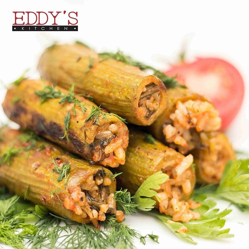 Greek Zucchini Dolma (1kg) دولمة كوسة عالطريقة اليونانية Greek Zucchini Dolma (1kg) دولمة كوسة عالطريقة اليونانية