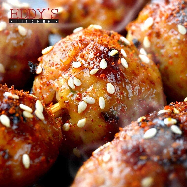 Teriyaki Sesame Meatballs (1kg) كرات اللحم بصوص الترياكي Teriyaki Sesame Meatballs (1kg) كرات اللحم بصوص الترياكي