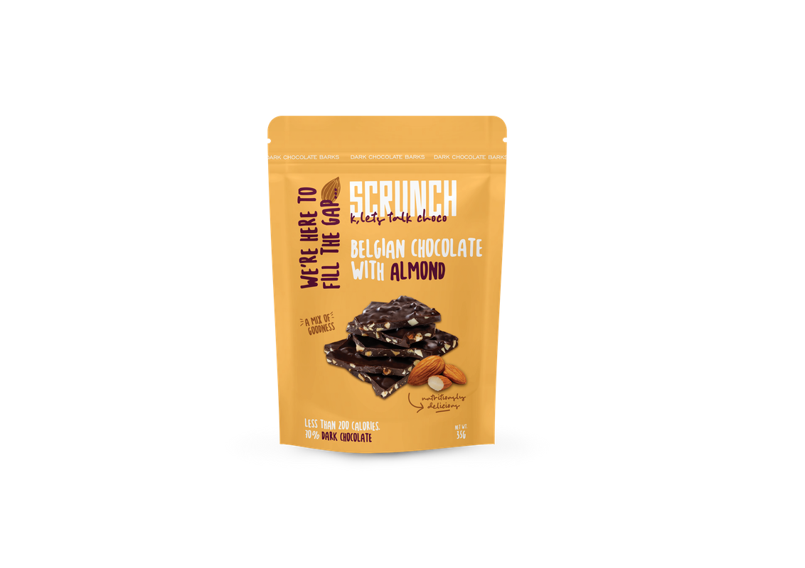Belgian Dark Chocolate Almond Bark شوكولاتة دارك بلجيكية باللوز Belgian Dark Chocolate Almond Bark شوكولاتة دارك بلجيكية باللوز