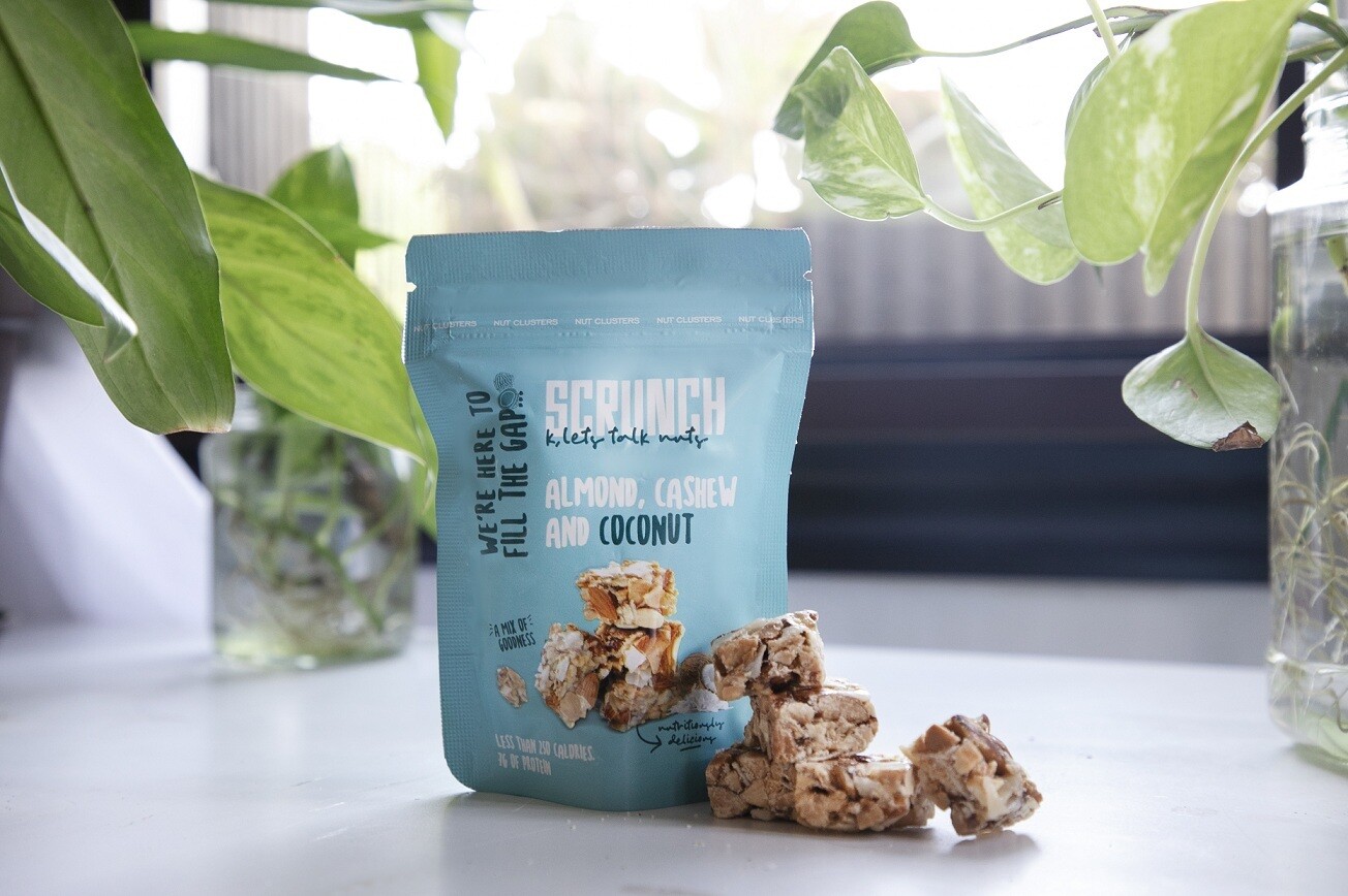 Almond, Cashew & Coconut Nut Clusters كلاستر لوز وكاجو وجوز الهند Almond, Cashew & Coconut Nut Clusters كلاستر لوز وكاجو وجوز الهند