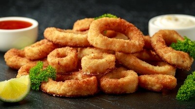 Breaded Calamari (400g) كاليماري بانيه جاهز للقلي Breaded Calamari (400g) كاليماري بانيه جاهز للقلي