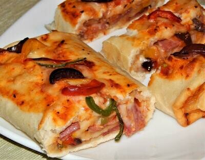 Beef Salami Pizza Roll (450g) بيتزا رول سلامى Beef Salami Pizza Roll (450g) بيتزا رول سلامى