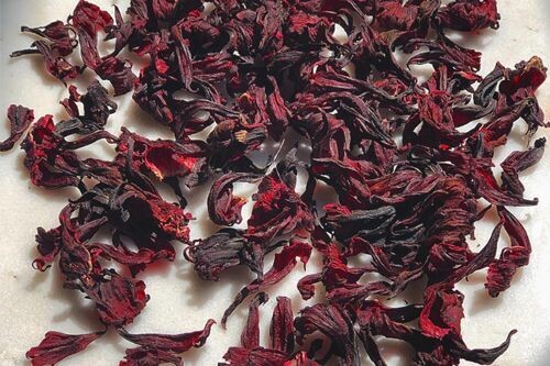 Lara's Premium Hibiscus Loose leaf tea (100g) لارا أوراق شاى الكركديه بريميم