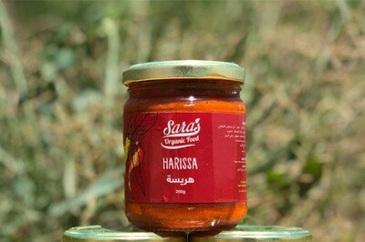 Sara's Organic Harissa (200g) ساره هريسة شطه اورجانيك Sara's Organic Harissa (200g) ساره هريسة شطه اورجانيك