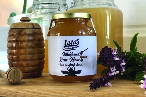 Lara's Premium Raw Wild Flower Honey (500g) لارا عسل اعشاب البريه الخام بريميم