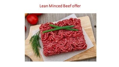 Lean Minced Beef Offer عرض المفروم الاحمر Lean Minced Beef Offer عرض المفروم الاحمر