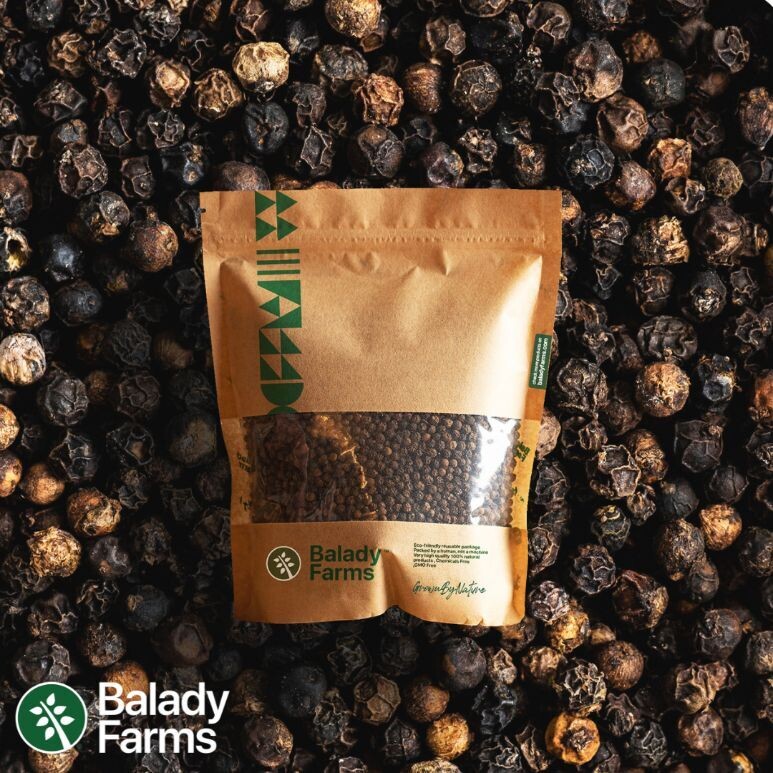 (Balady Farms)  Whole Black peppercorns (60 g) فلفل اسود حصى