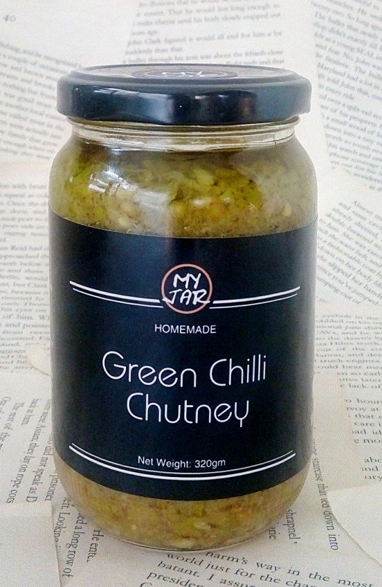 Green Chili Chutney صلصة الفلفل الأخضر الحار Green Chili Chutney صلصة الفلفل الأخضر الحار