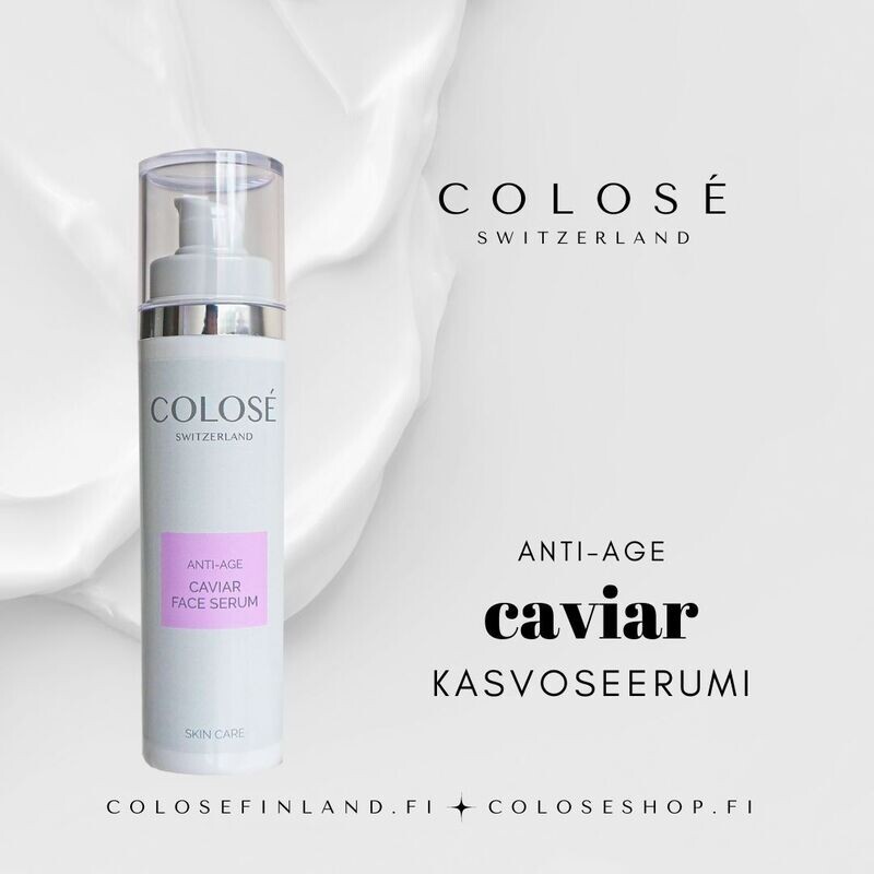 Luksus seerumi, jossa kaviaariöljyn hyvät rasvahapot, avocadon useat vitamiinit tarjoavat ainutlaatuista elinvoimaa aikuiselle iholle.