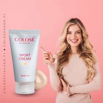 Kevyesti sävyttävä CC-päivävoide Sportcream. Antaa tasaisuutta, huolekkuutta sekä tukee ihon kimmoisuussäikeitä. Täydellinen kiireiseen arkeen.