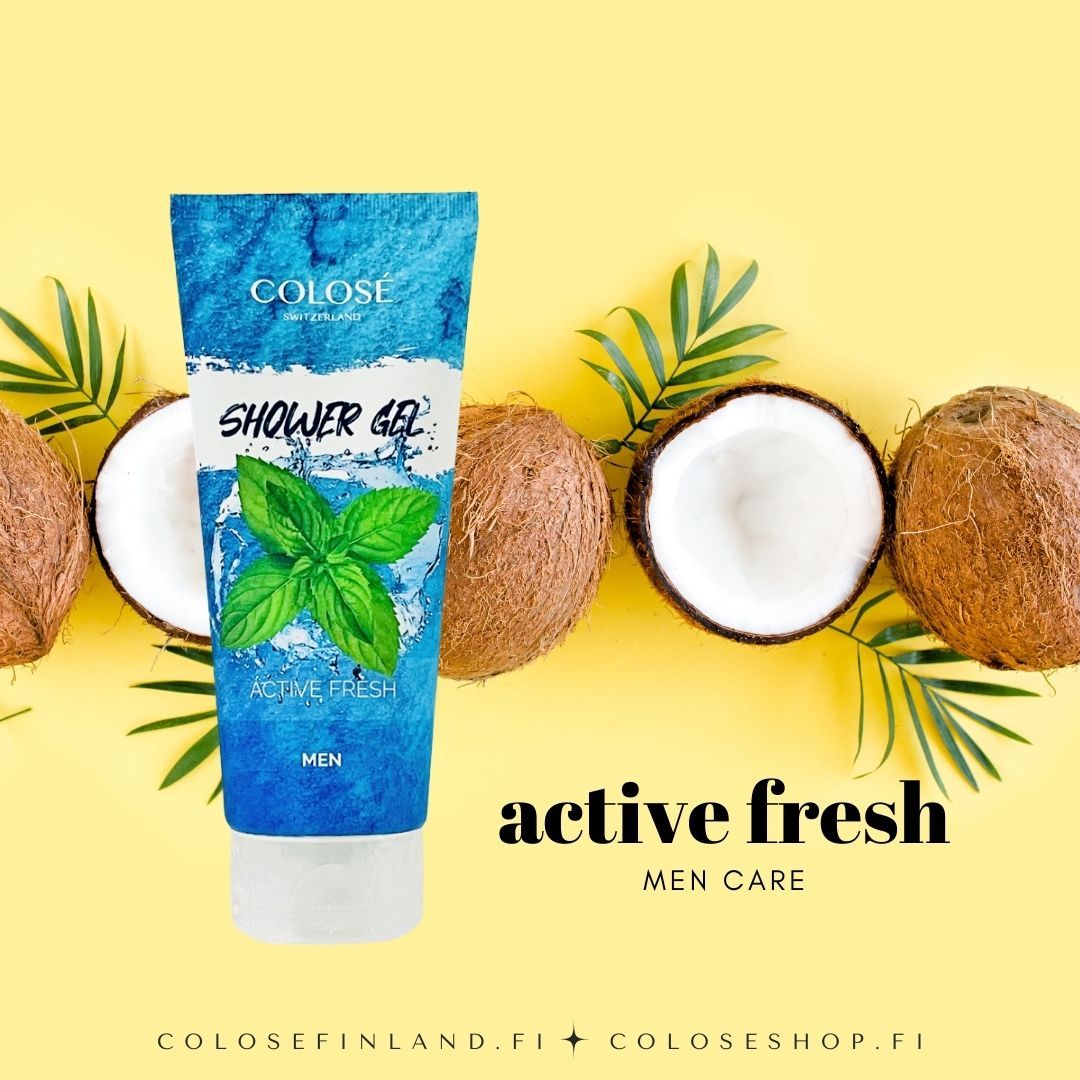 MIESTEN VIRKISTÄVÄ SUIHKUGEELI