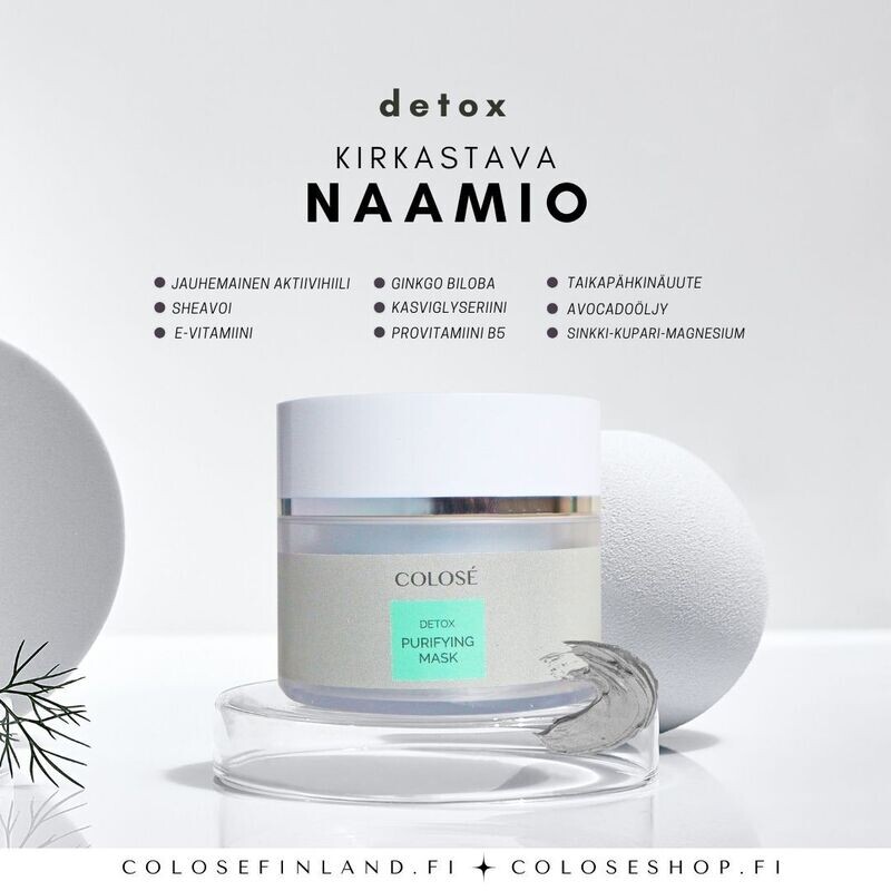 Kirkastava Kasvonaamio, Detox Kirkastava Kasvonaamio, Detox