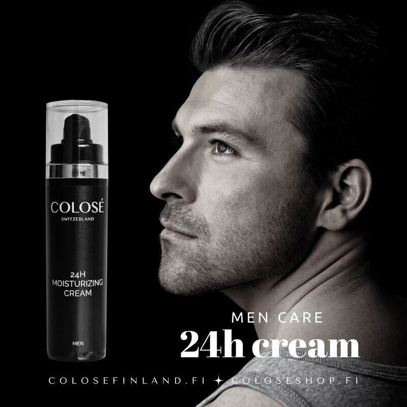 Miesten 24h kosteusvoide hoitamaan miesten ihoa. 