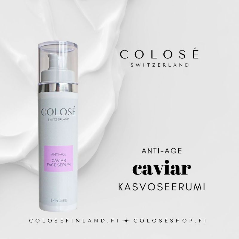 Luksus seerumi, jossa kaviaariöljyn hyvät rasvahapot, avocadon useat vitamiinit tarjoavat ainutlaatuista elinvoimaa aikuiselle iholle.