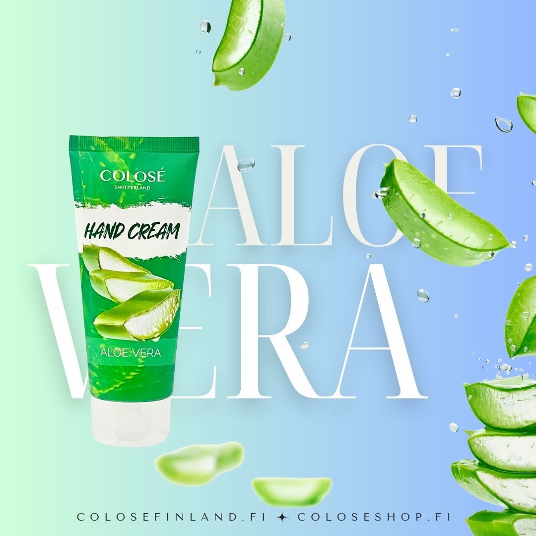 Aloeveraa sisältävä erittäin hoitava ja kosteuttava käsivoide vaativille käsille.