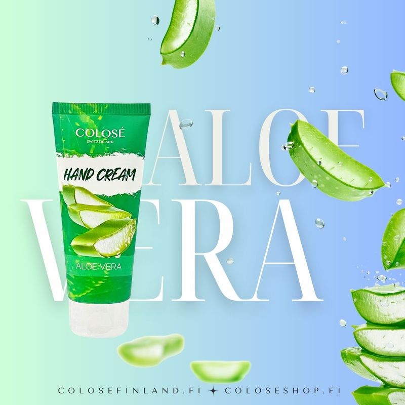Aloeveraa sisältävä erittäin hoitava ja kosteuttava käsivoide vaativille käsille.
