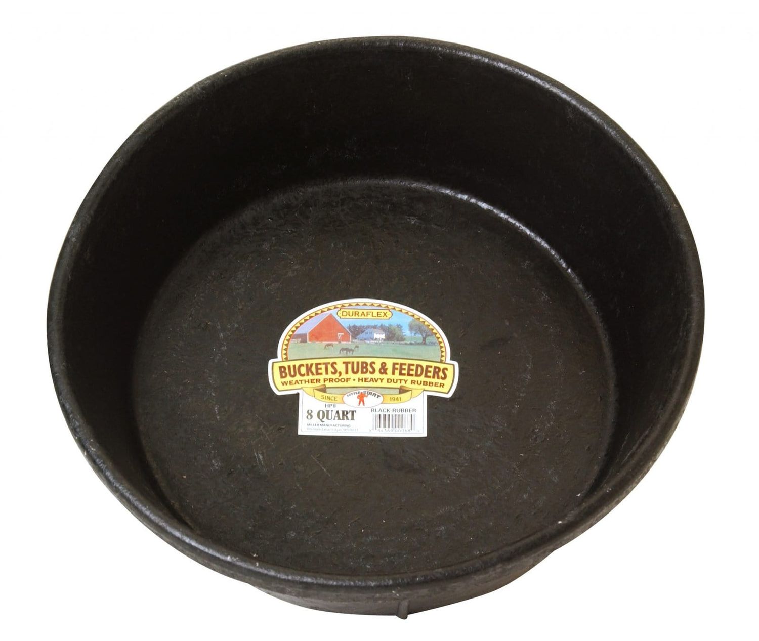 Rubber Feed pan, Size: 3gallon