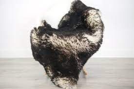 Sheepskin Colored Black or Brown Tips (Not Washable)