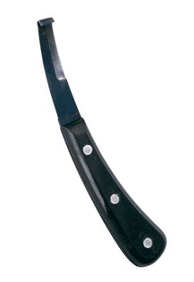 Hoof Knife Black and Blue Double