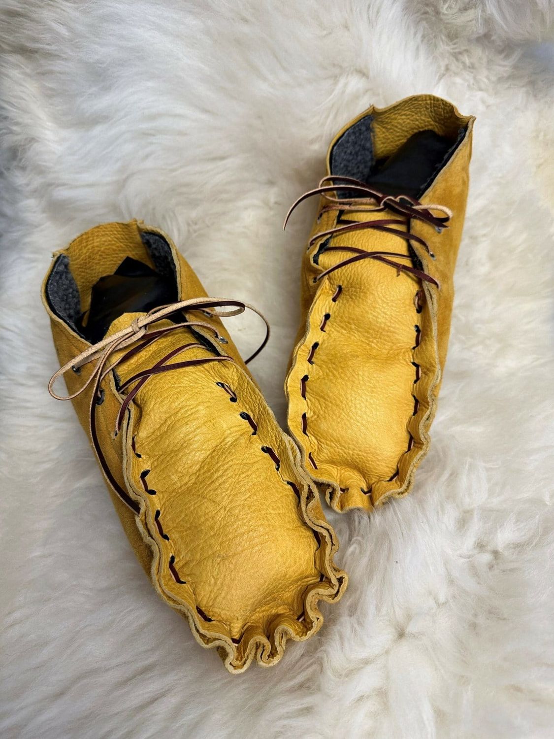 Sheep Shearing Moccasins, Size: Small