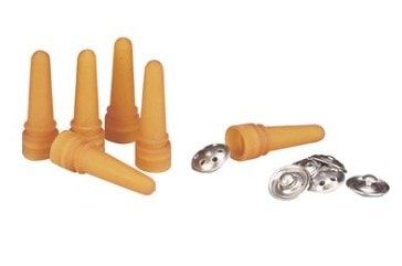 Kerbl Natural Rubber Teat and Valve - 6PK
